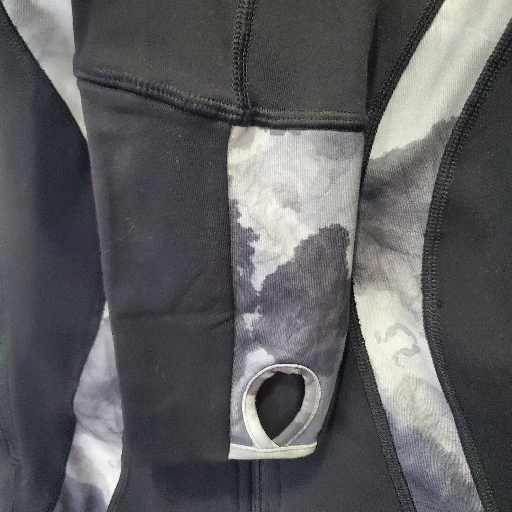 Lululemon Stride Jacket *BrushedBlack / White Coal Tinted Canvas Super Size 4